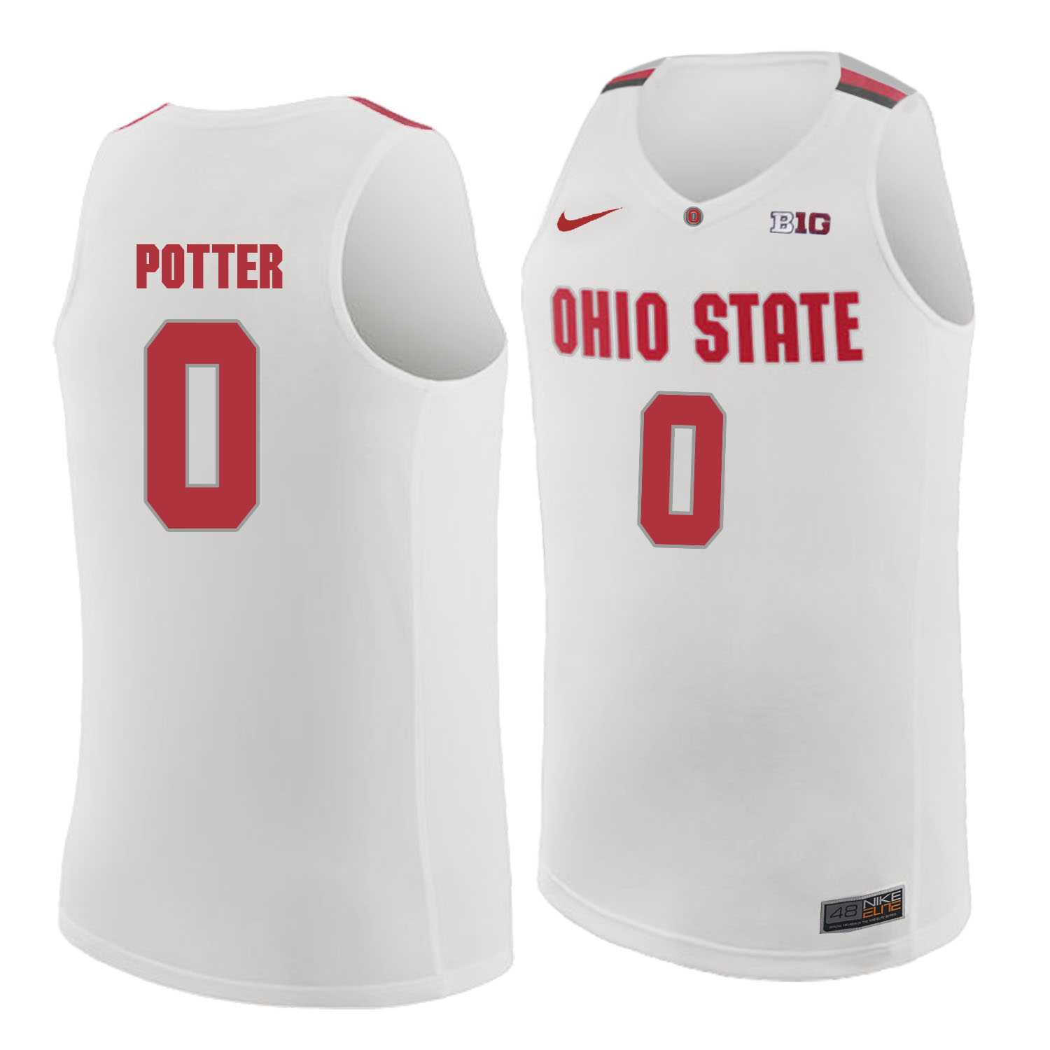 Ohio State Buckeyes #0 Micah Potter White College Basketball Jersey Dzhi,We sell and wholesale Ohio State Buckeyes #0 Micah Potter White College Basketball Jersey Dzhi on line form chian!